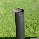 Open the damper by an inch