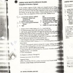 Original Xerox Copy of spinach ricotta recipe from 1993 Original Xerox Copy of spinach ricotta recipe from 1993
