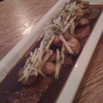 Veal Tongue topped with Sweetbreads