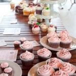 Austin Cupcake Smackdown Pre Party - cupcake spread