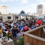 Austin Cupcake Smackdown - rooftop terrace