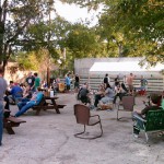 Franklin BBQ backyard - Austin, Texas