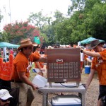 Jon & Kearson setting up the margarita machine