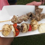 Jezebelle Pork Skewer + Veggie Skewer