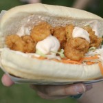 Aquarelle - Shrimp Poboy sandwich