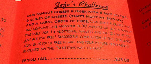 Man v Food - Jefe's Challenege at Alamo Springs Cafe